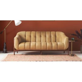 Sofa bọc da, khung gổ tự nhiên H830mmxW2000mmxD960mm