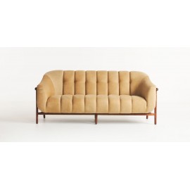 Sofa bọc da, khung gổ tự nhiên H830mmxW2000mmxD960mm