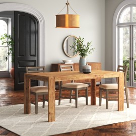 Bàn ăn solid wood mdf L1800mmxW900mmxH780mm